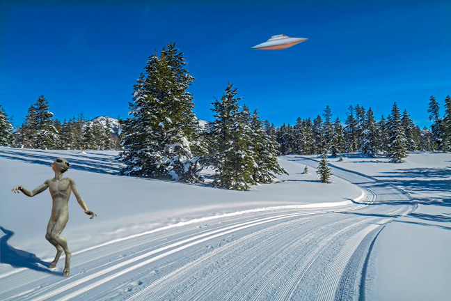 ALTURAS SKI TRAILS OUT OF THIS WORLD